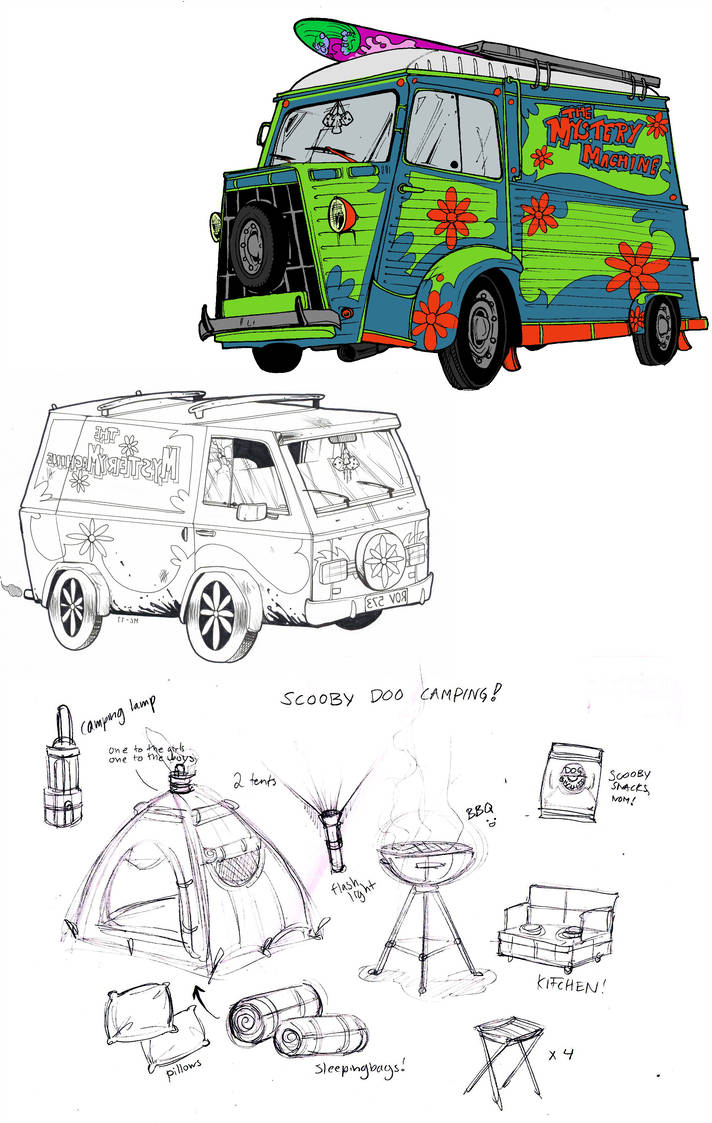 Mystery Machine Drawing at Explore collection of