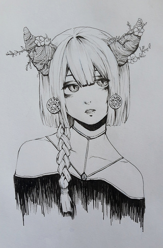 320x487 shojo drawings on paigeeworld pictures of shojo - Mystical Drawings