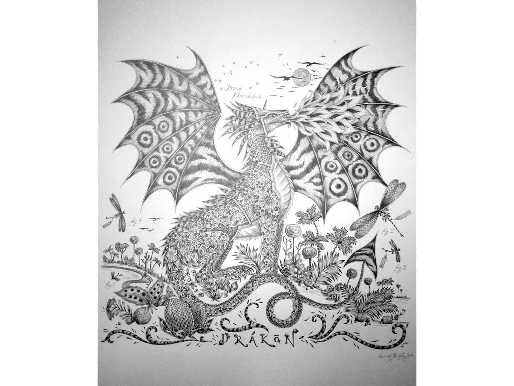 1024x769 Mythical Collection Drawings Emma J Shipley - Mythical Drawings