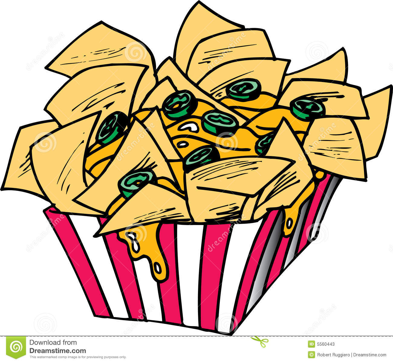1300x1200 nachos clipart - Nachos Drawing