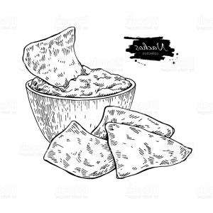 300x300 photostock vector nachos mexican food icon vector illustration - Nachos Drawing