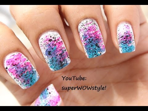 480x360 No Drawing !! Very Easy Nail Art - Nail Art Drawing