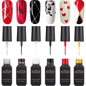 355x355 perfect summer painted nail gel polish soak off - Nail Polish Drawing