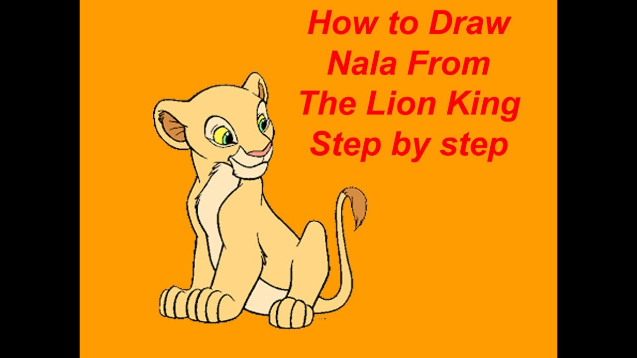 1280x720 How To Draw Nala From The Lion King Step - Nala Lion King Drawing