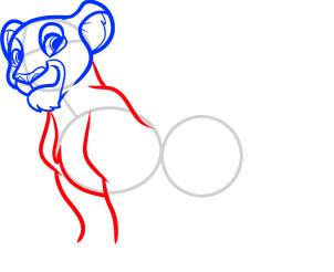 302x246 How To Draw How To Draw Nala From The Lion King - Nala Lion King Drawing