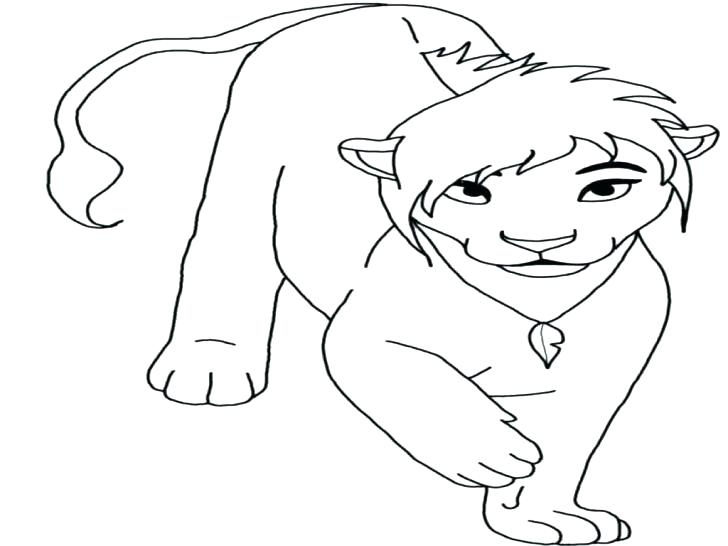 728x546 Nala Coloring Pages Medium Size Of Lion King Sketch Images - Nala Lion King Drawing