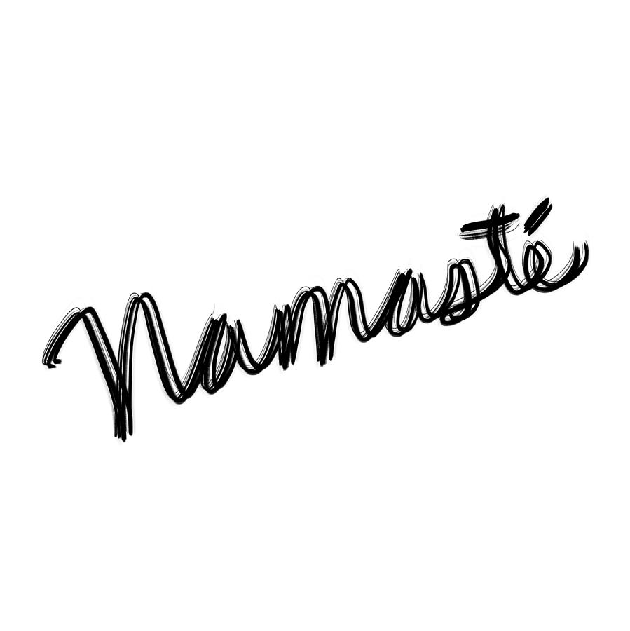 899x900 namaste drawing - Namaste Drawing