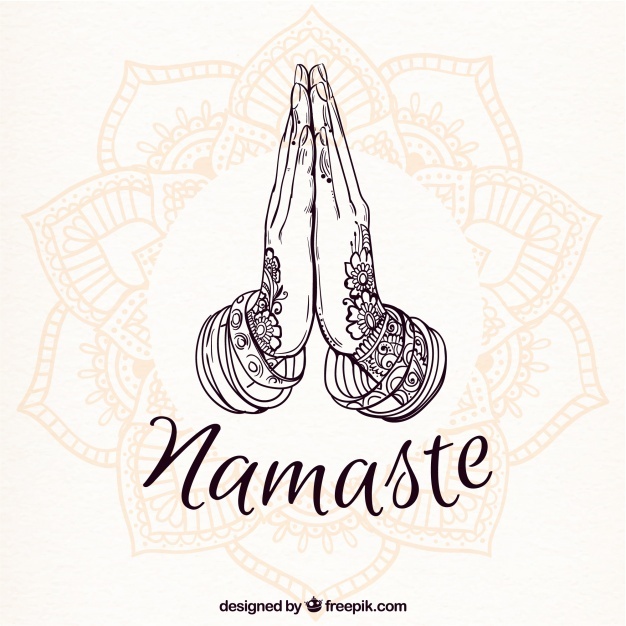 Namaste Drawing at PaintingValley.com | Explore collection of Namaste ...