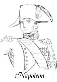 198x284 napoleon bonaparte celebrity sketches in pickles - Napoleon Drawing