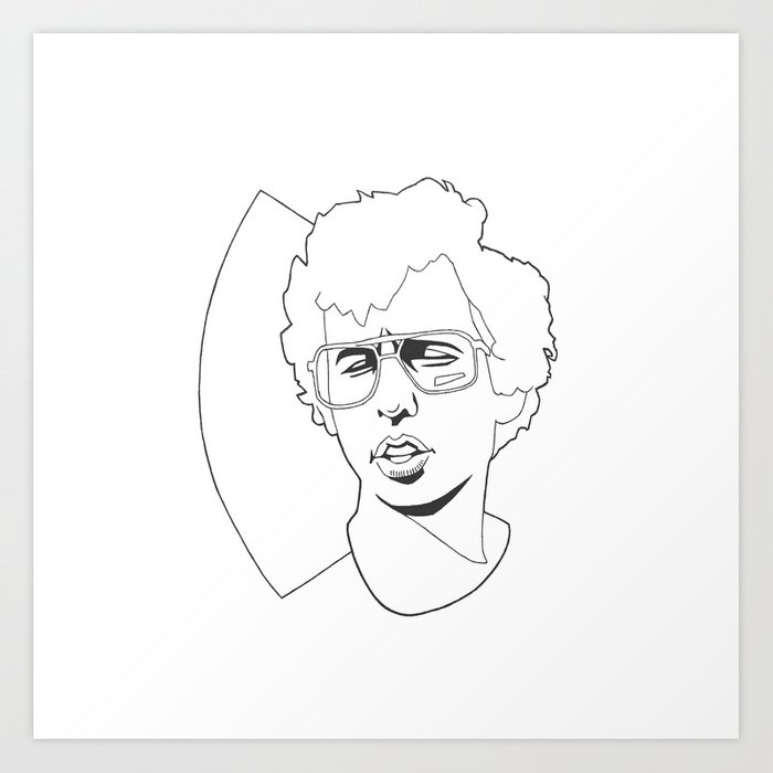 700x700 napoleon dynamite art print - Napoleon Dynamite Drawing
