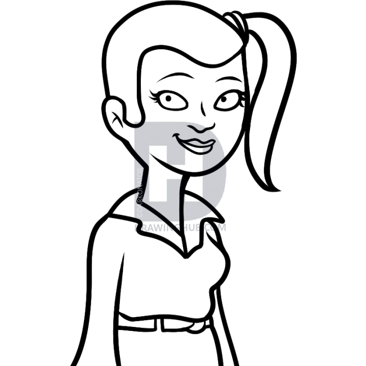 720x720 how to draw deb, napoleon dynamite, step - Napoleon Dynamite Drawing