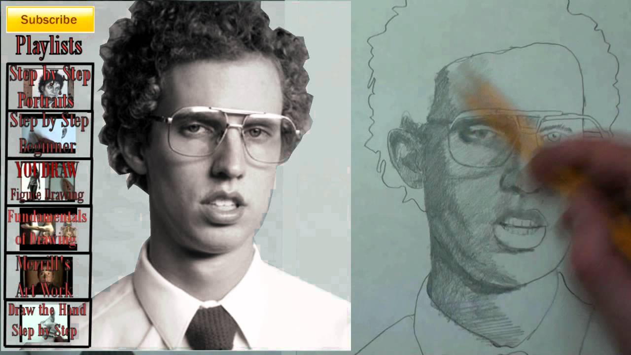 1280x720 how to draw napoleon dynamite step - Napoleon Dynamite Drawing