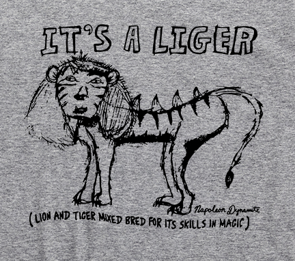 432x382 liger lion tiger t shirt napoleon dynamite flippin sweet heck yes - Napoleon Dynamite Liger Drawing