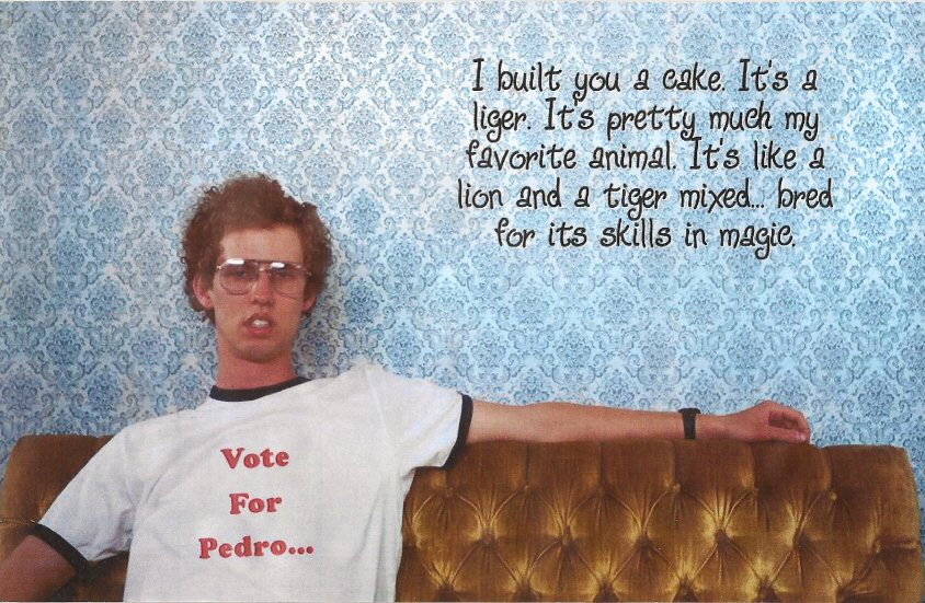 844x551 Napoleon Dynamite Kirinjirafa's Blog - Napoleon Dynamite Liger Drawing