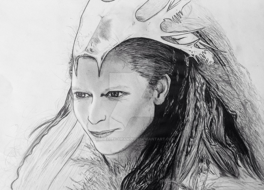 900x647 White Witch - Narnia Drawings