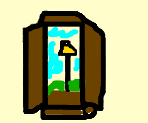 300x250 narnia wardrobe is open looks inviting drawing - Narnia Wardrobe Drawing