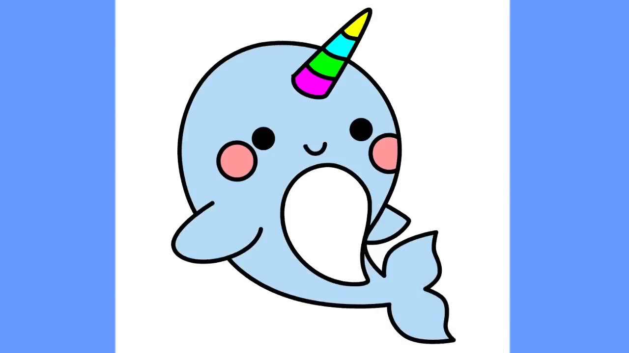 Narwhal Cartoon Drawing at Explore collection of