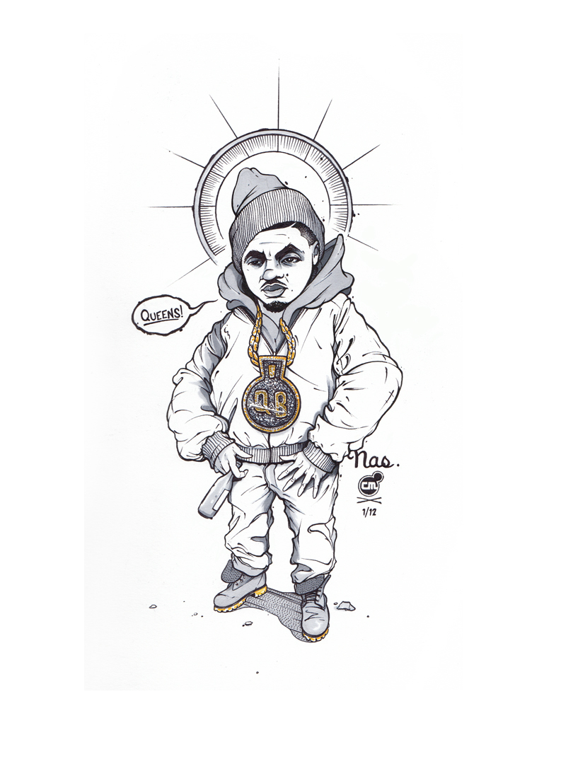 810x1080 mc's series on behance - Nas Drawing