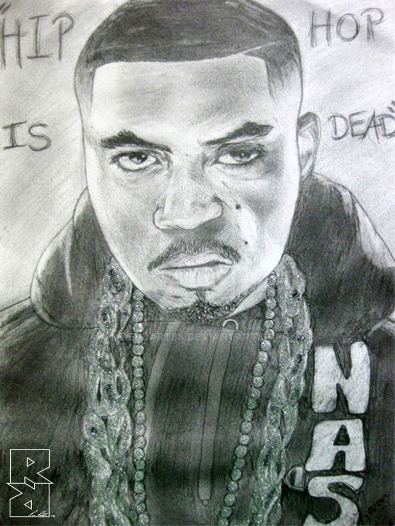 774x1032 Nas Drawing - Nas Drawing