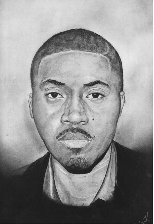 620x900 Nas Drawing - Nas Drawing