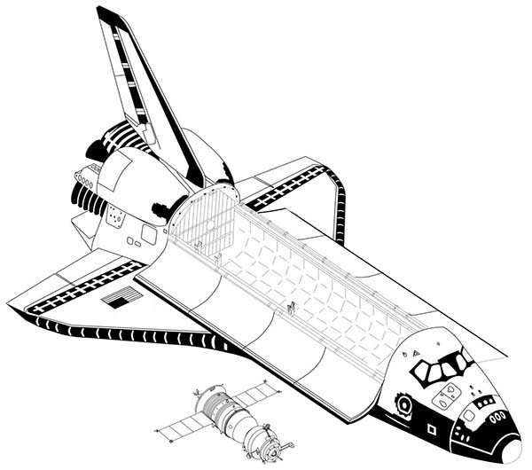 Nasa Spaceship Drawing At Paintingvalley Com Explore Collection Of Nasa Spaceship Drawing