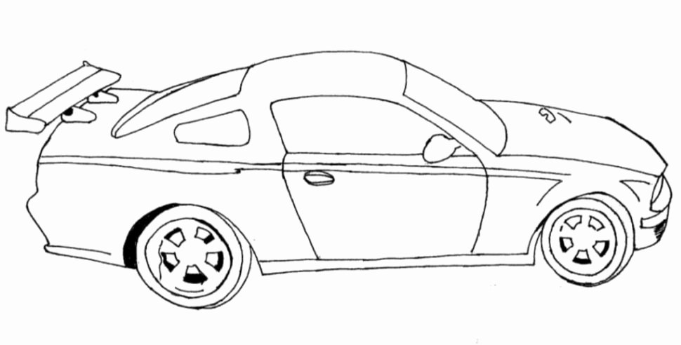 970x492 custom car coloring pages unique nascar drawing - Nascar Car Drawing