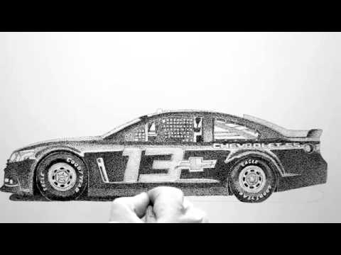 480x360 drawing the nascar - Nascar Car Drawing