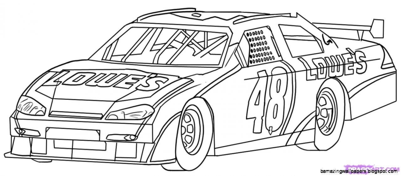 Nascar Car Drawing at Explore collection of Nascar