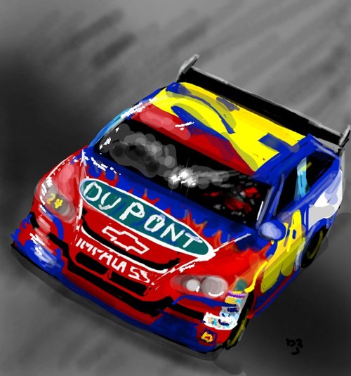 500x535 nascar drawings - Nascar Drawing