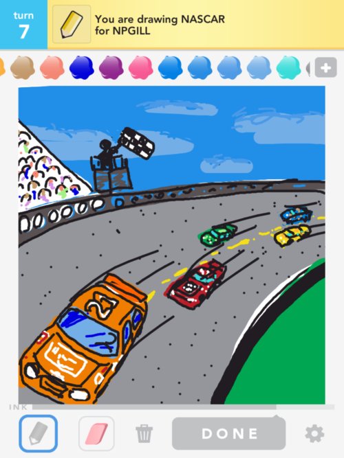 500x667 nascar drawings - Nascar Drawing
