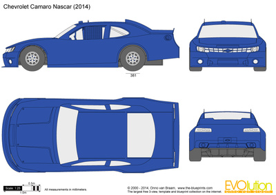 400x283 chevrolet camaro nascar vector drawing - Nascar Drawing