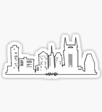 210x230 nashville usa city skyline silhouette vector illustration - Nashville Skyline Drawing