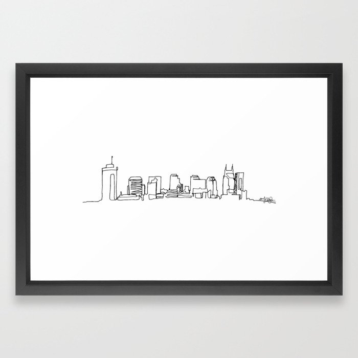 Nashville Skyline Drawing at PaintingValley.com | Explore collection of ...