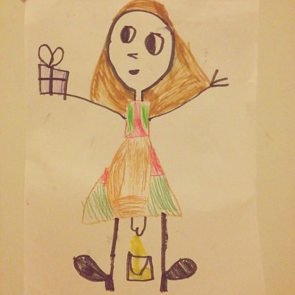 605x605 times kids didn't realise their innocent drawings made adults - Nasty Drawings