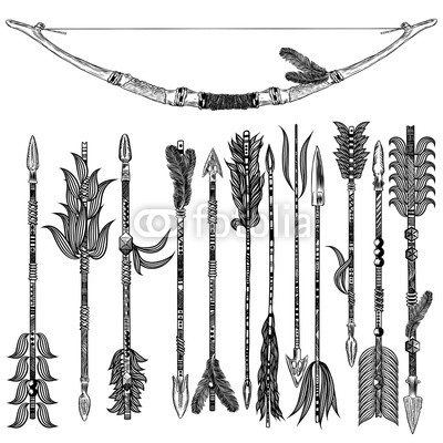 Native American Arrow Drawing at PaintingValley.com | Explore