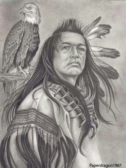 Native American Art Drawings at PaintingValley.com | Explore collection ...