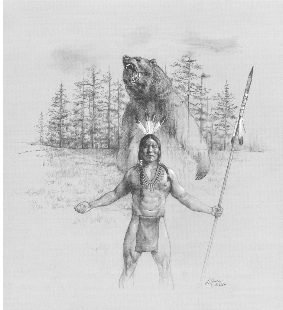 Native American Bear Drawing At Explore Collection