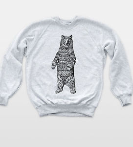 272x300 navajo bear drawing sweatshirt sketch native american jumper indie - Native American Bear Drawing