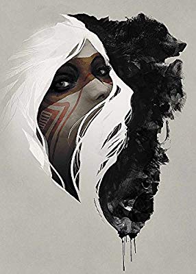 286x400 Totem Jeff Langevin Fantasy Illustration Native - Native American Bear Drawing
