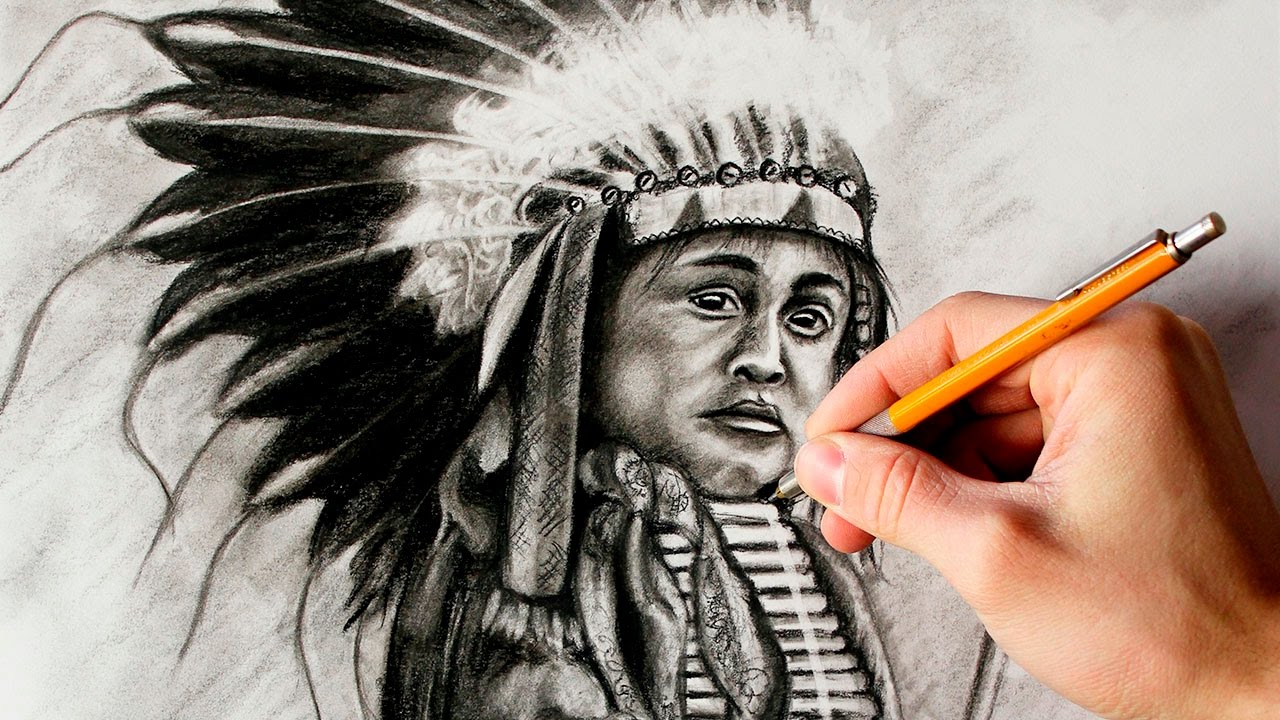 Native American Boy Drawing At Paintingvalley.com 