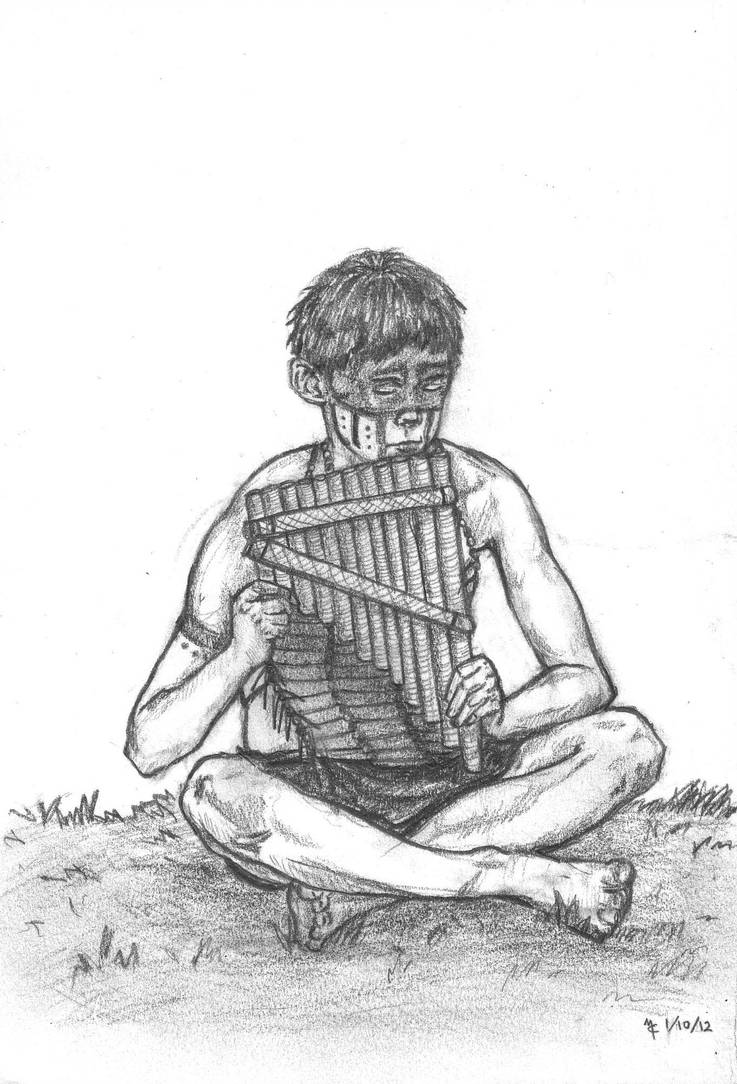 737x1084 Native American Indian Boy - Native American Boy Drawing