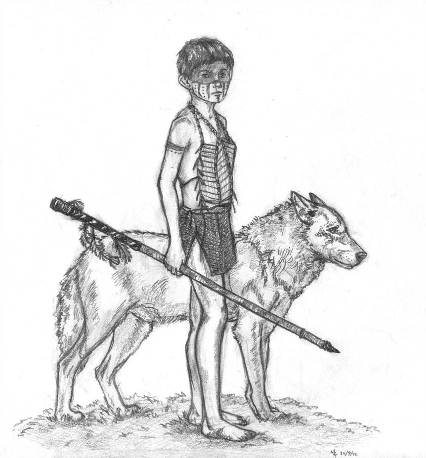 862x927 Native American Indian Boy - Native American Boy Drawing