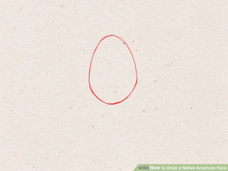 728x546 How To Draw A Native American Face Steps - Native American Drawing Ideas