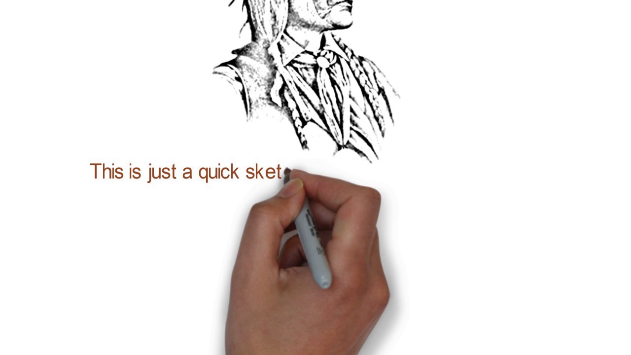 1280x720 How To Start Off Your Drawing For A Native American Sketch You Can - Native American Drawing Ideas