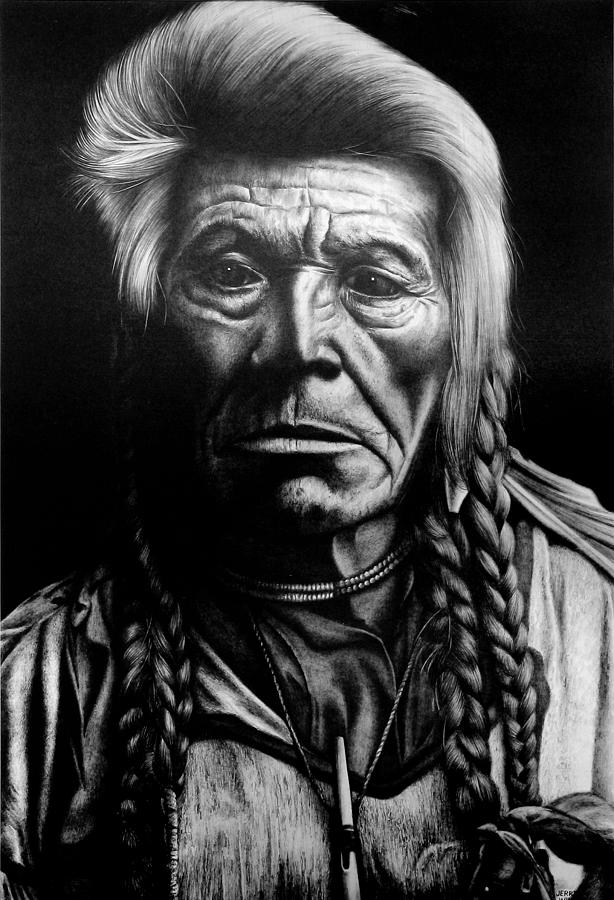 614x900 Native American Drawing - Native American Drawings