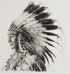 236x252 Native American Pencil Drawings Native American Indian Chief - Native American Drawings