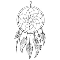 240x240 Dream Catcher Drawing Photos, Royalty Free Images, Graphics - Native American Dreamcatcher Drawing