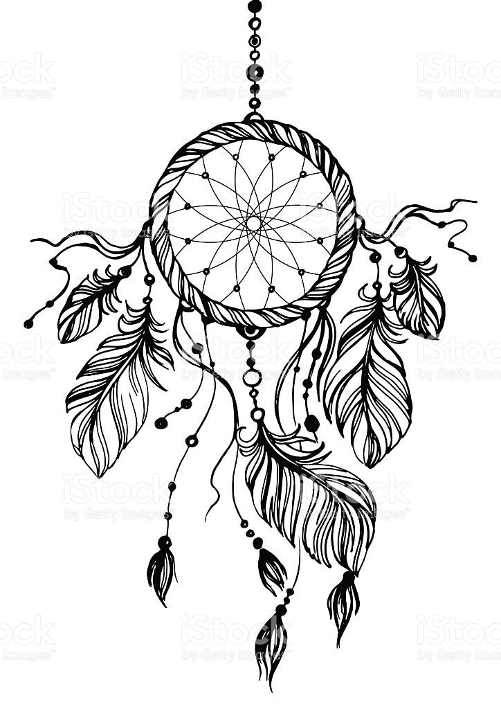 Native American Dreamcatcher Drawing At Explore