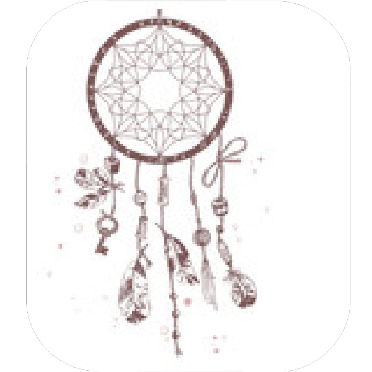 1200x1200 Designs Mein Mousepad Design Mousepad Selbst Designen - Native American Dreamcatcher Drawing