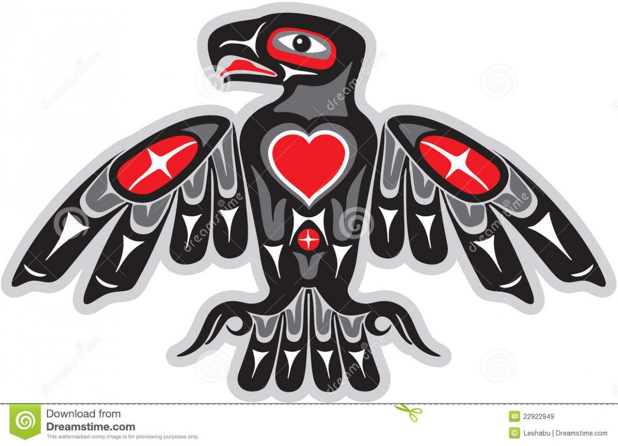 1261x911 Learn The Truth About Native American Eagle Paintings In The Next - Native American Eagle Drawing